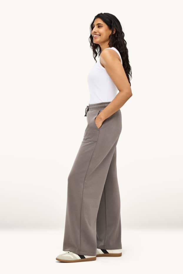 Dona - Pantalons de xandall - antracita