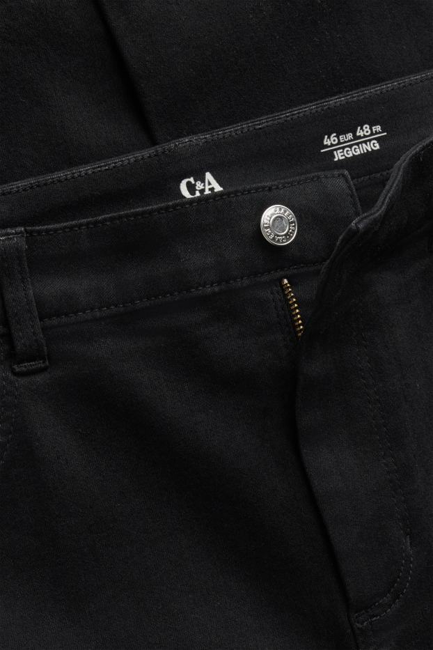 Women - Jegging jeans - high waist - black
