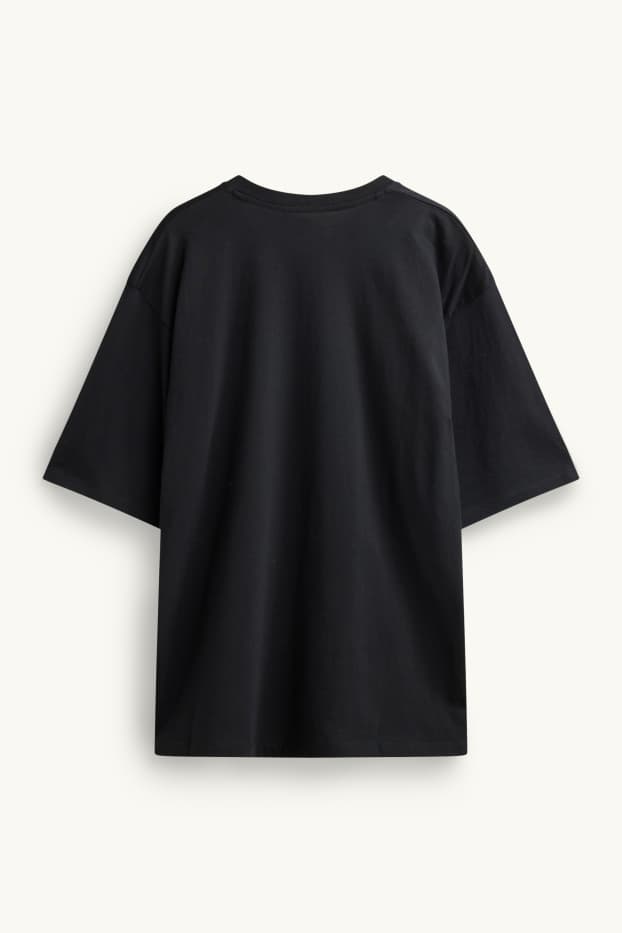 Pánské - Tričko - oversized - Hvězdné války - černá