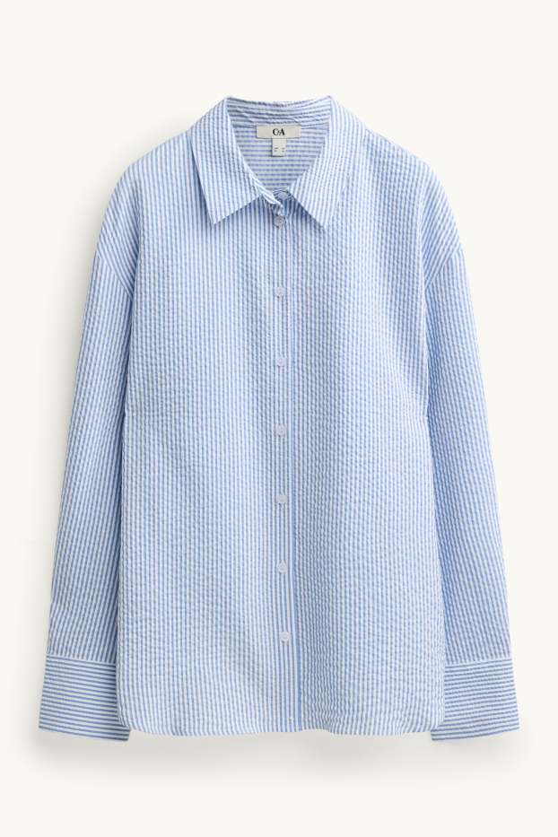 Dona - Brusa - blau/blanc
