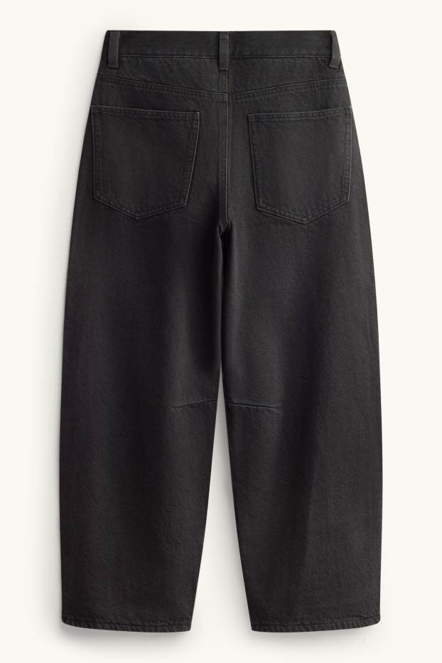 Bambini - Barrel jeans - jeans termici - nero