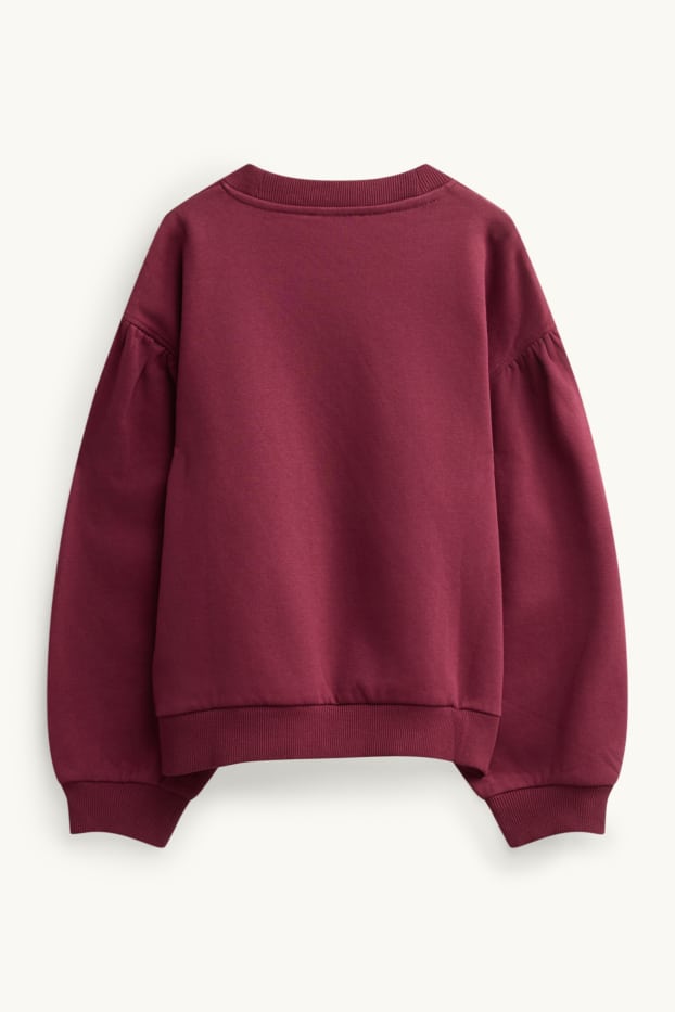 Kinder Mädchen - Sweatshirt - bordeaux