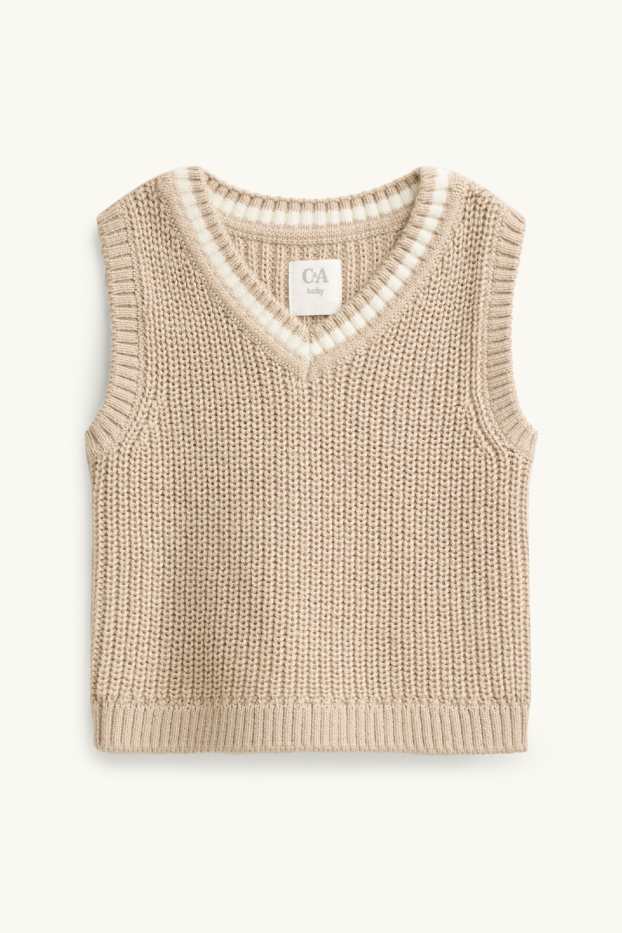 Bébés garçons - Tenue bébé - 3 pièces - gris / beige