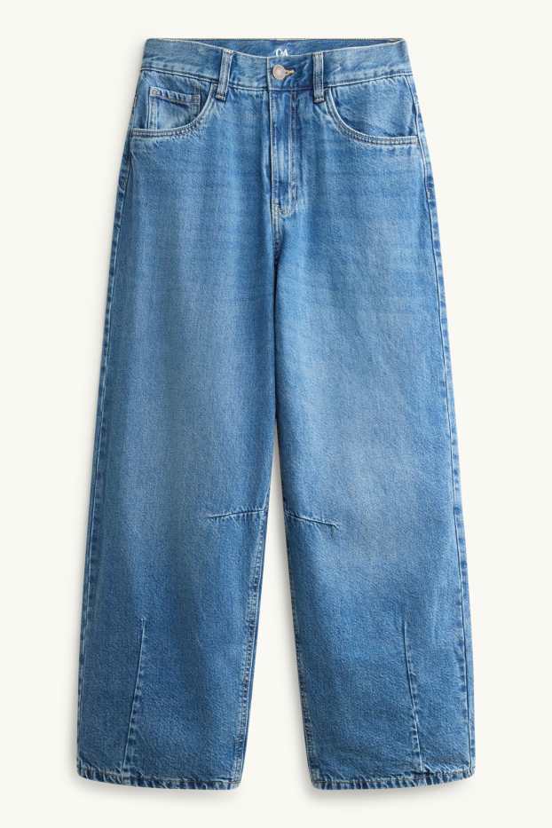 Bambini - Barrel jeans - jeans termici - jeans blu