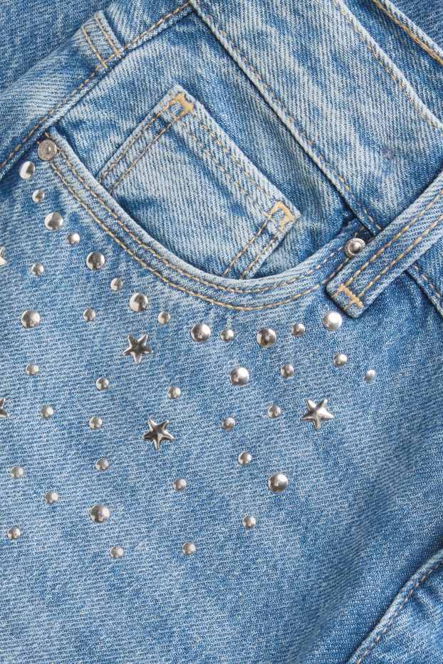 Kinderen: meisjes - Baggy jeans - jeansblauw