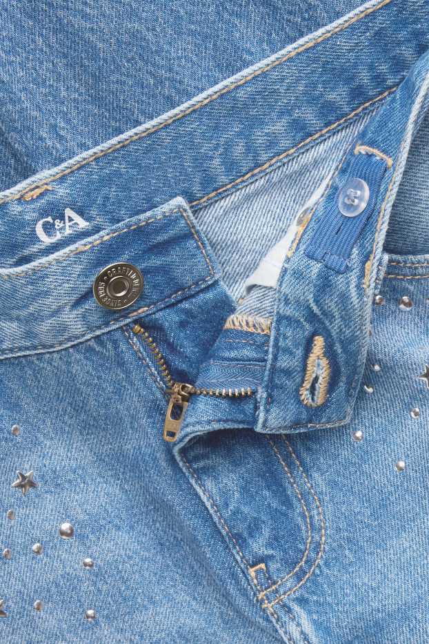Kinderen: meisjes - Baggy jeans - jeansblauw