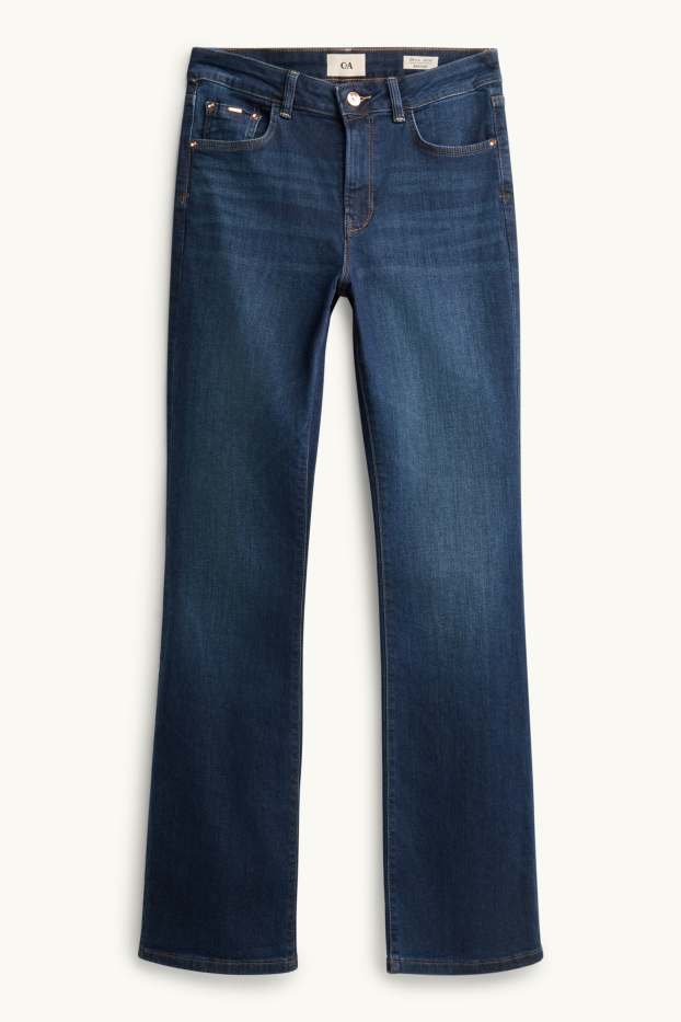 Femmes - Bootcut jean - mid waist - jean bleu