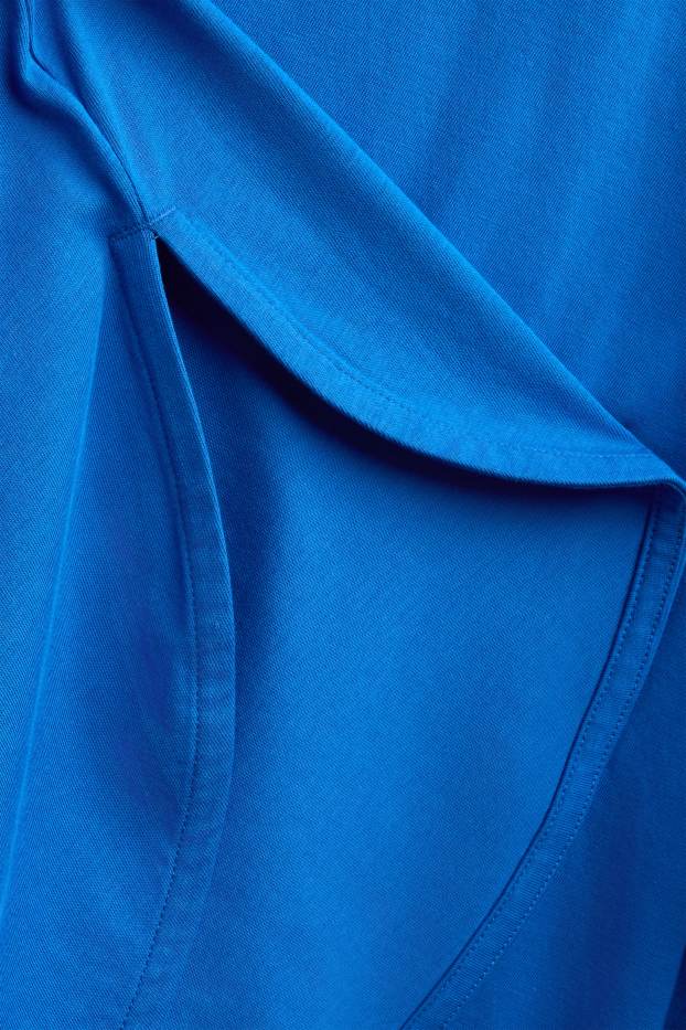 Damen - T-Shirt - Relaxed Fit - blau