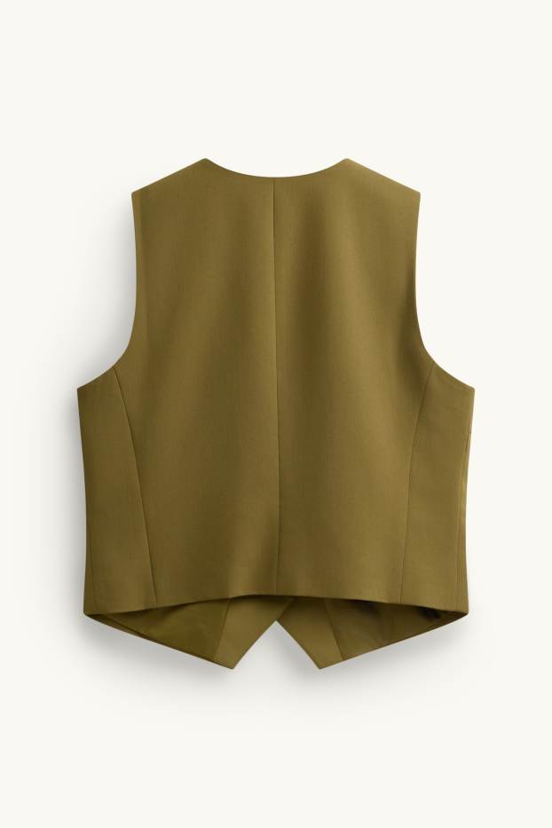 Dames - Business-gilet - regular fit - kaki