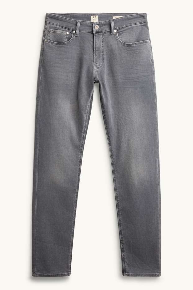 Herren - Slim Jeans - Flex Jog Denim - helljeansgrau