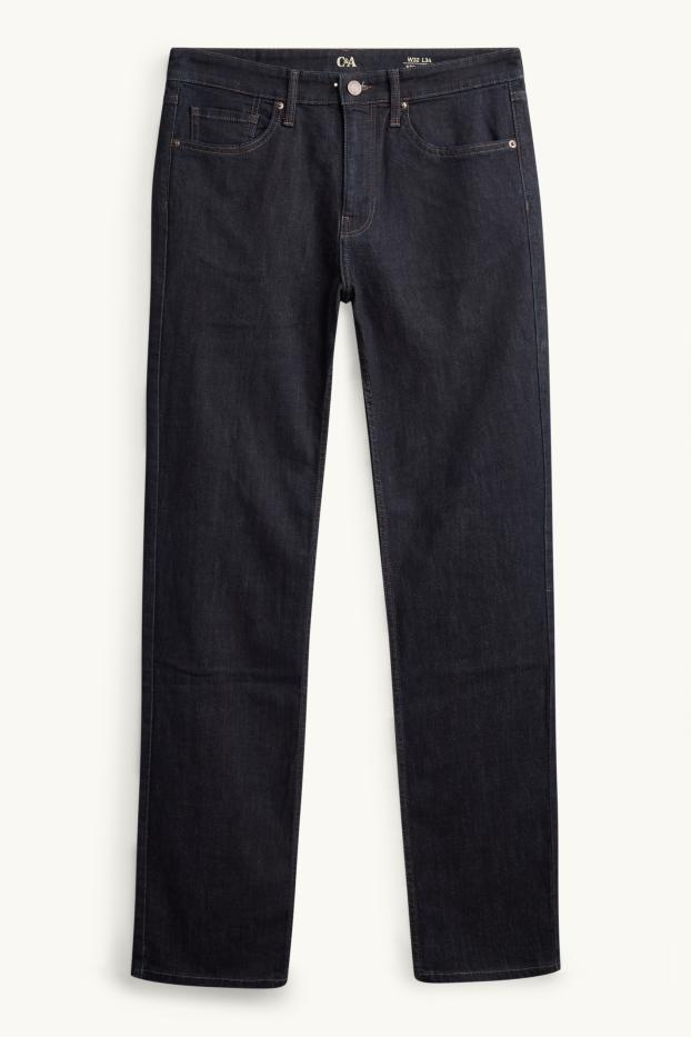 Bărbați - Straight jeans - LYCRA® - denim-gri închis