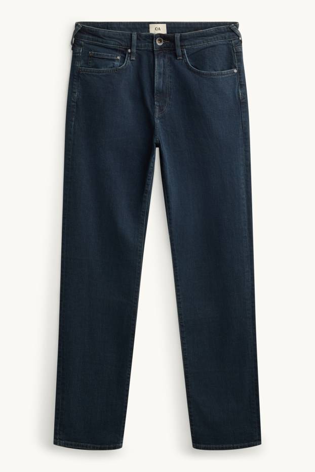 Hommes - Straight jean - LYCRA® - jean bleu foncé