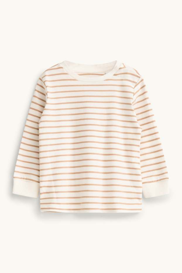 Miminka - chlapci - Medvídek - outfit pro miminka - 2dílný - béžová