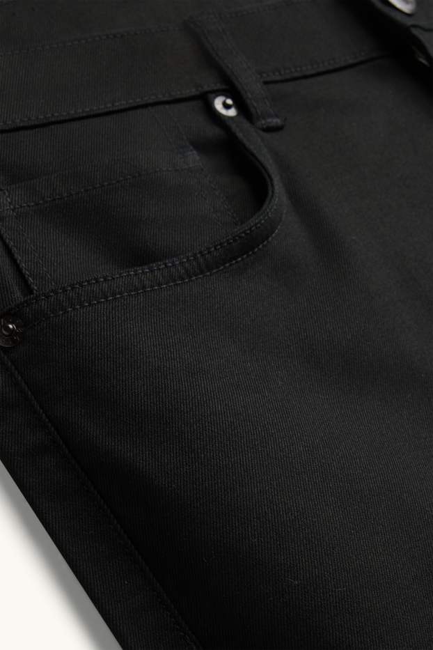 Herren - Hose - Straight Fit - schwarz