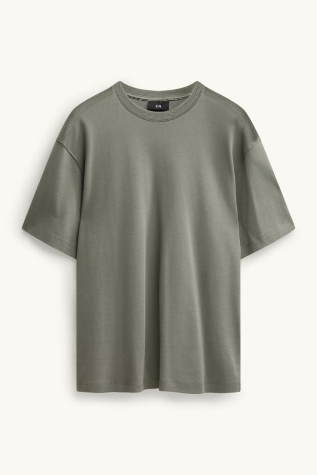 Herren - T-Shirt - Relaxed Fit - grün