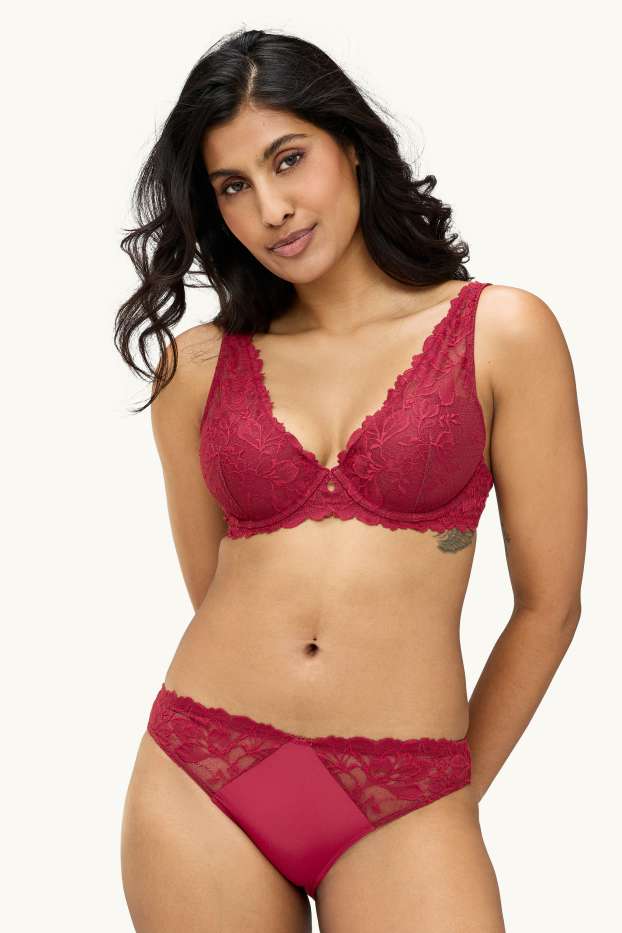 Femmes - Culotte - rouge