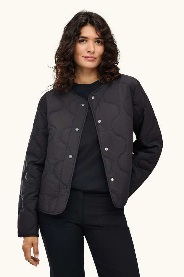 Damen - Steppjacke - schwarz