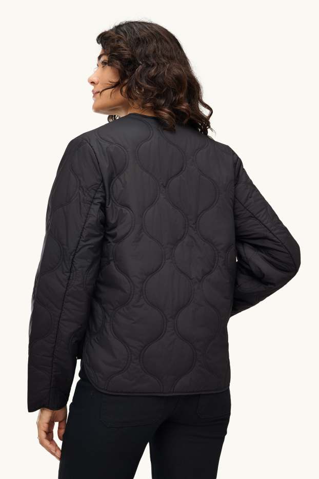Damen - Steppjacke - schwarz