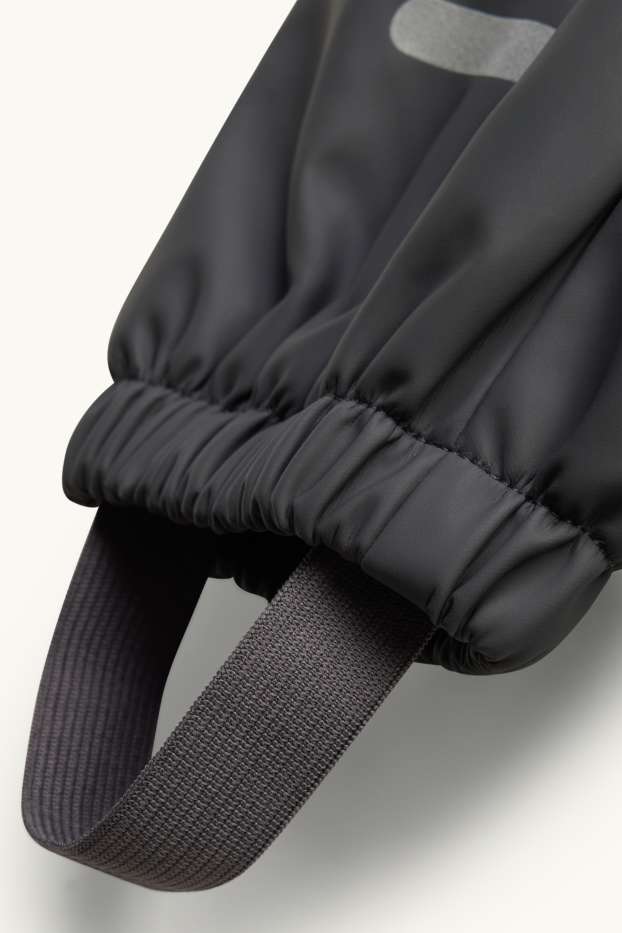 Children Boys - Waterproof trousers - lined - waterproof - anthracite