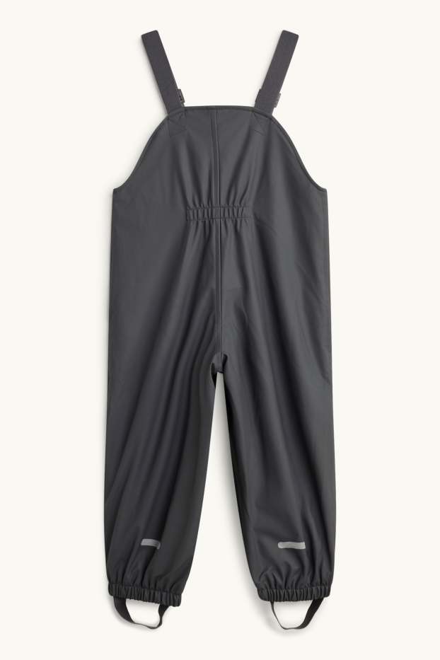 Children Boys - Waterproof trousers - lined - waterproof - anthracite