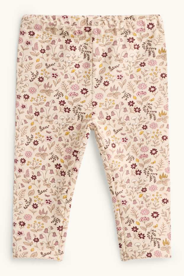 Baby Mädchen - Bambi - Baby-Outfit - 3 teilig - cremefarben