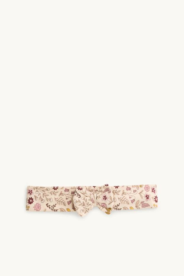 Baby Mädchen - Bambi - Baby-Outfit - 3 teilig - cremefarben