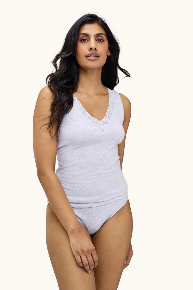 Femmes - Lot de 2 - caracos - noir / gris