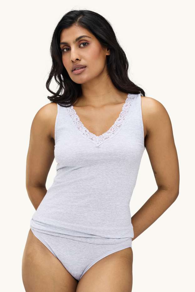 Femmes - Lot de 2 - caracos - noir / gris