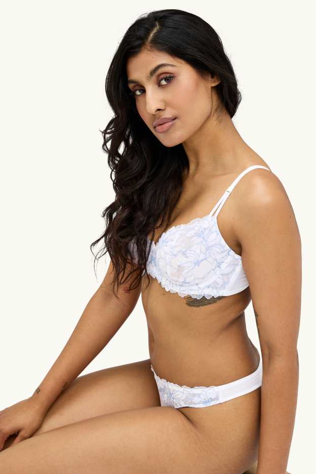 Damen - String - weiss