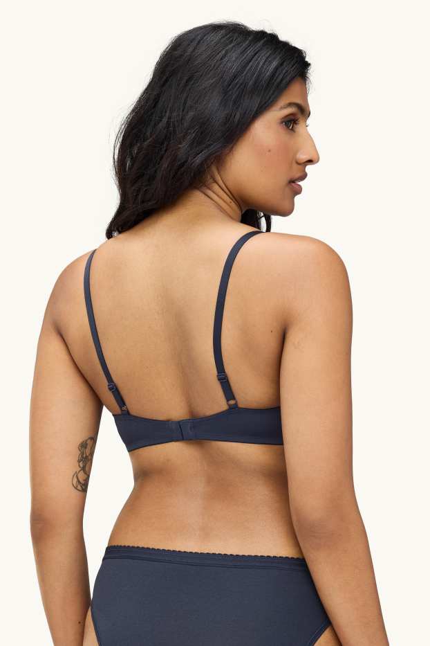 Women - Multipack of 2 - underwire bra - FULL COVERAGE - padded - dark blue