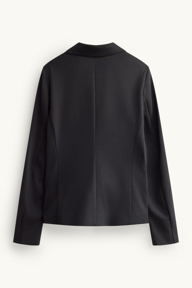 Dames - Business-blazer - getailleerd - zwart