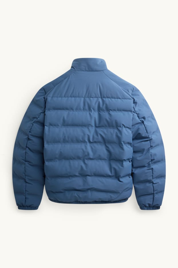 Home - Jaqueta embuatada tècnica - amb folre - impermeable - blau