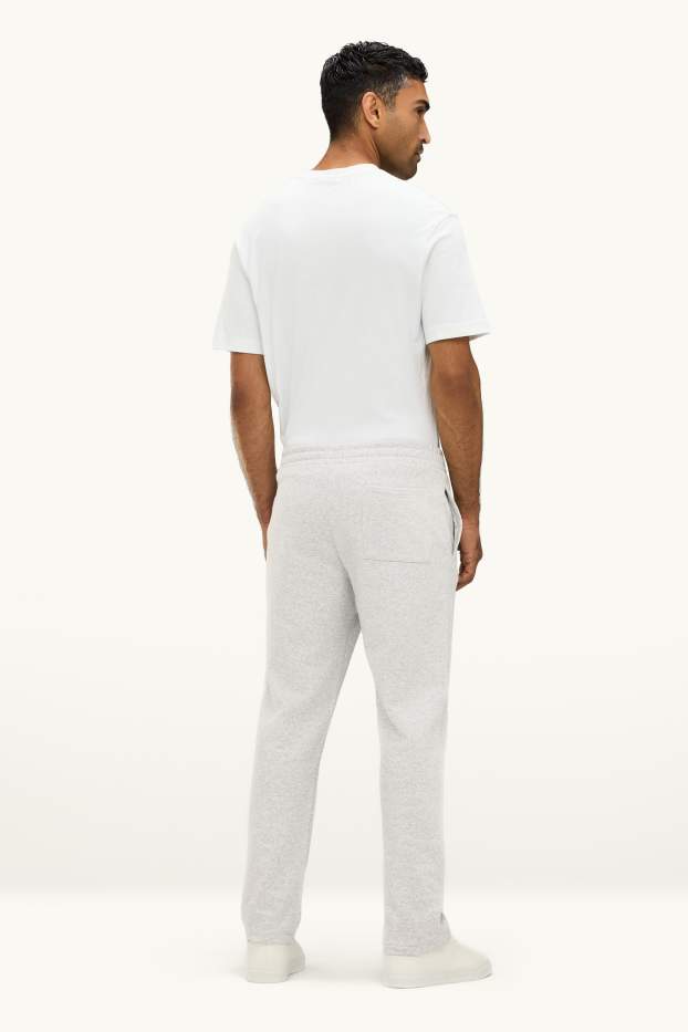 Bărbați - Pantaloni de trening - gri deschis melanj