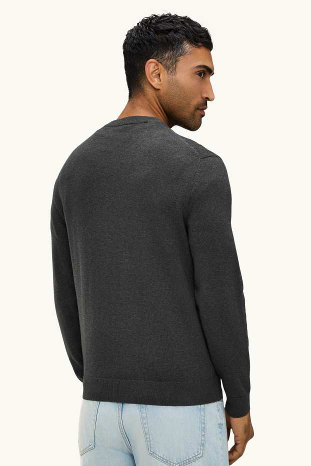 Uomo - Maglione - grigio scuro