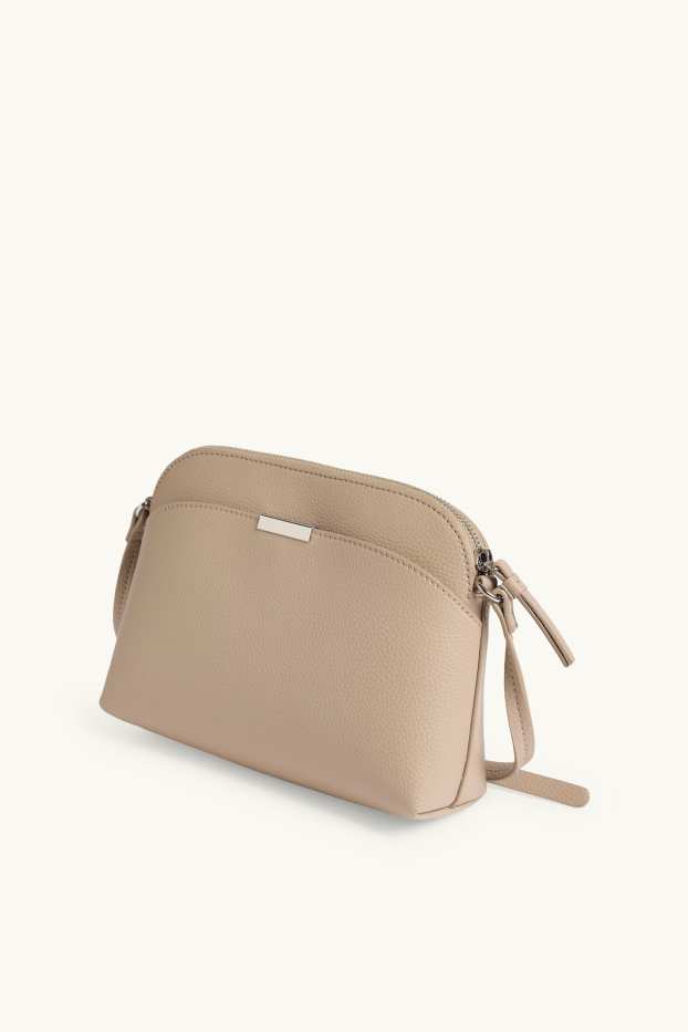 Femmes - Sac à bandoulière - synthétique - beige
