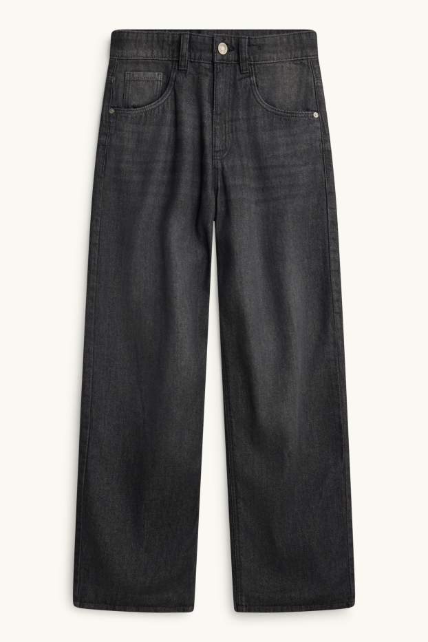 Nen - Baggy Jeans - texans tèrmics - texà gris fosc