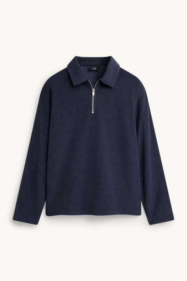 Hommes - Sweat - bleu foncé