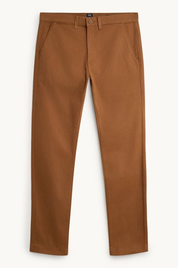 Herren - Chino - Slim Fit - Flex - hellbraun