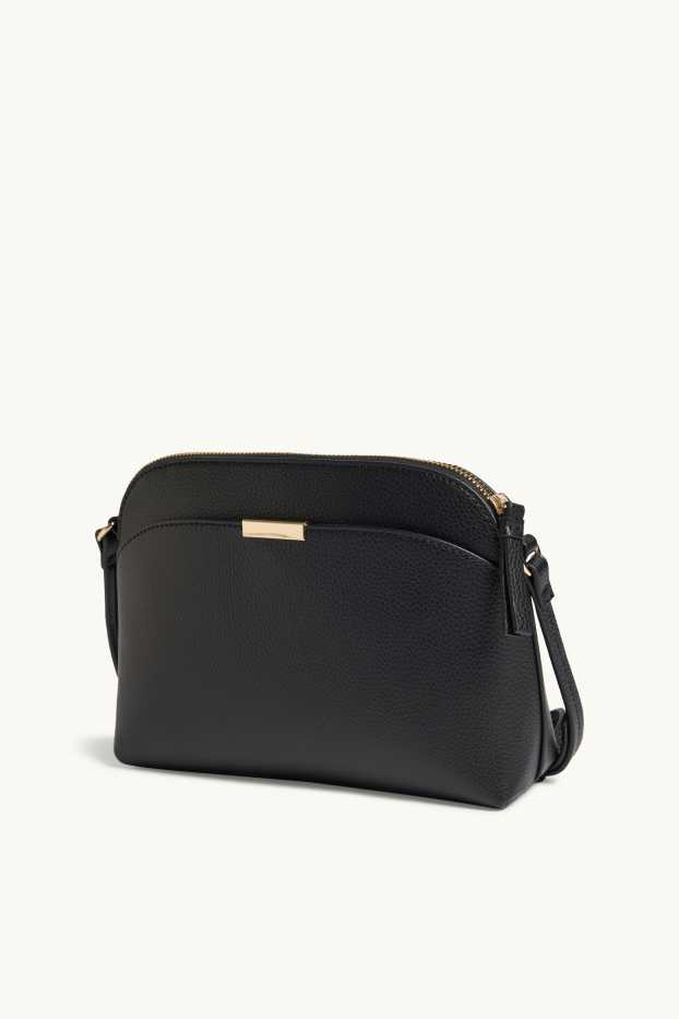 Women - Crossbody bag - faux leather - black