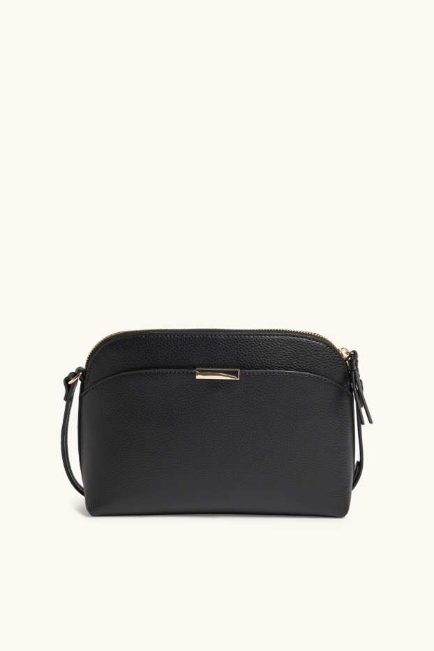 Women - Crossbody bag - faux leather - black