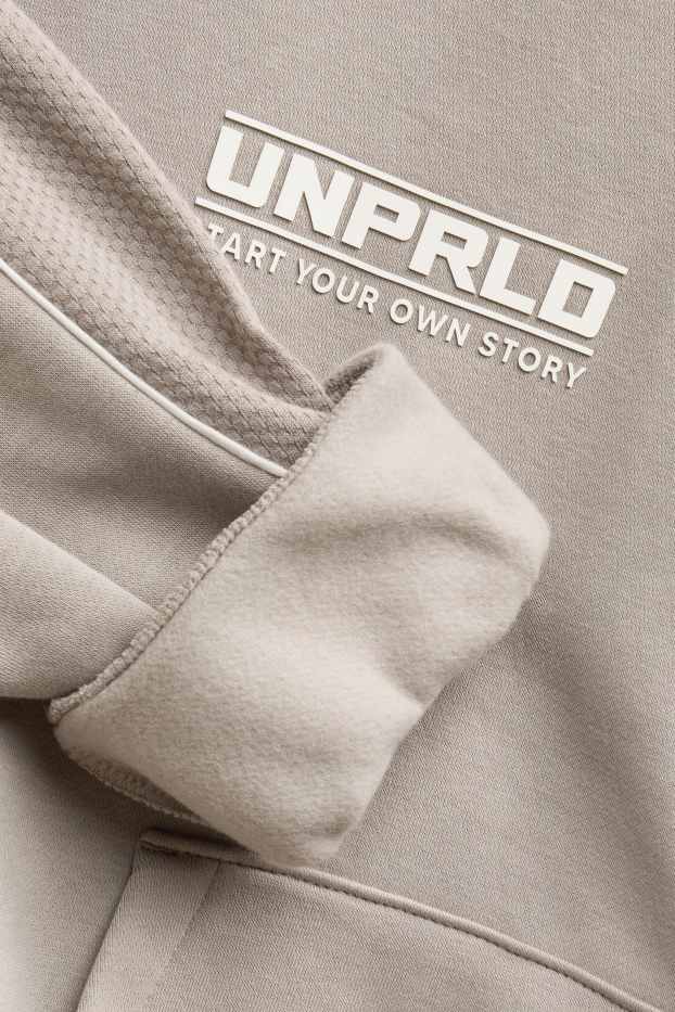 Enfants garçons - Sweat à capuche - taupe