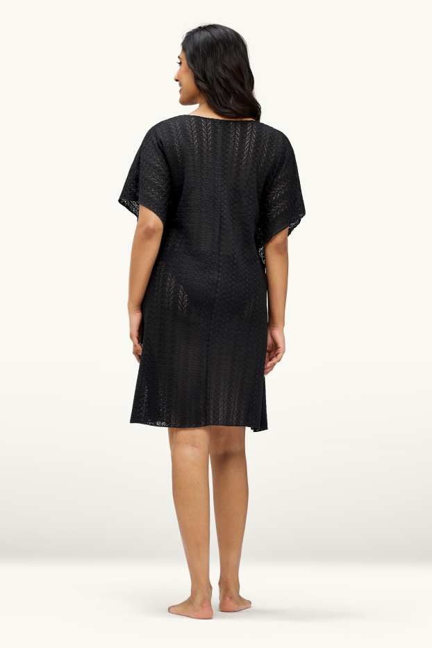 Damen - Kimono - schwarz