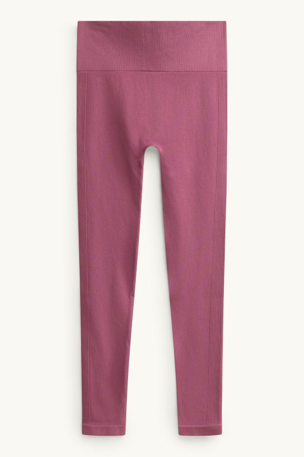Damen - Sport-Leggings - seamless - lila