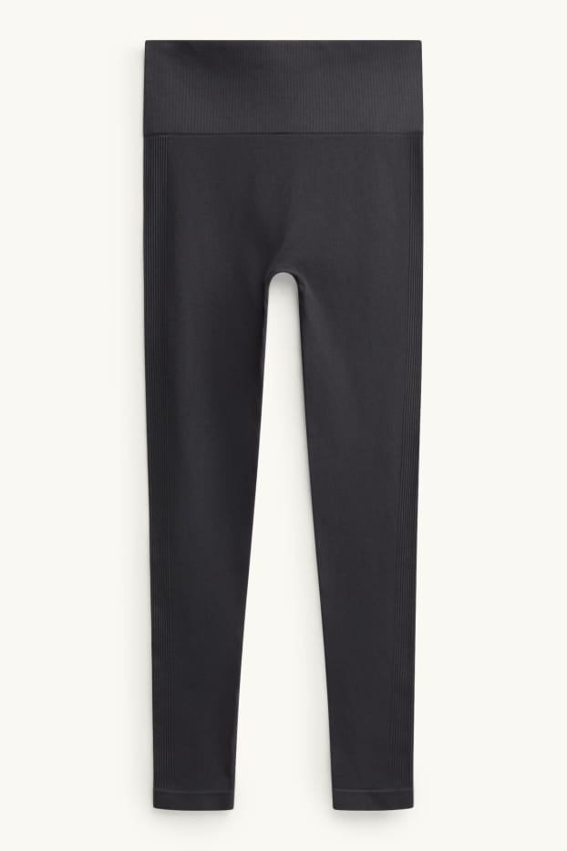 Damen - Sport-Leggings - seamless - anthrazit