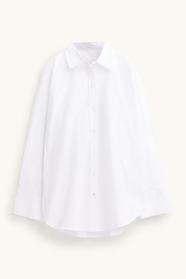 Dona - Brusa camisera - blanc neu