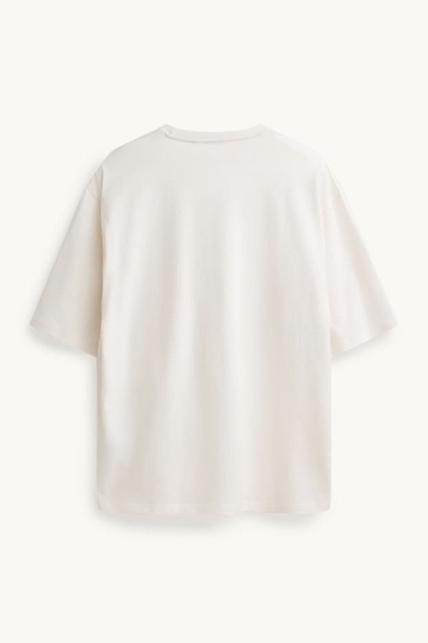 Herren - T-Shirt - Oversized - weiss