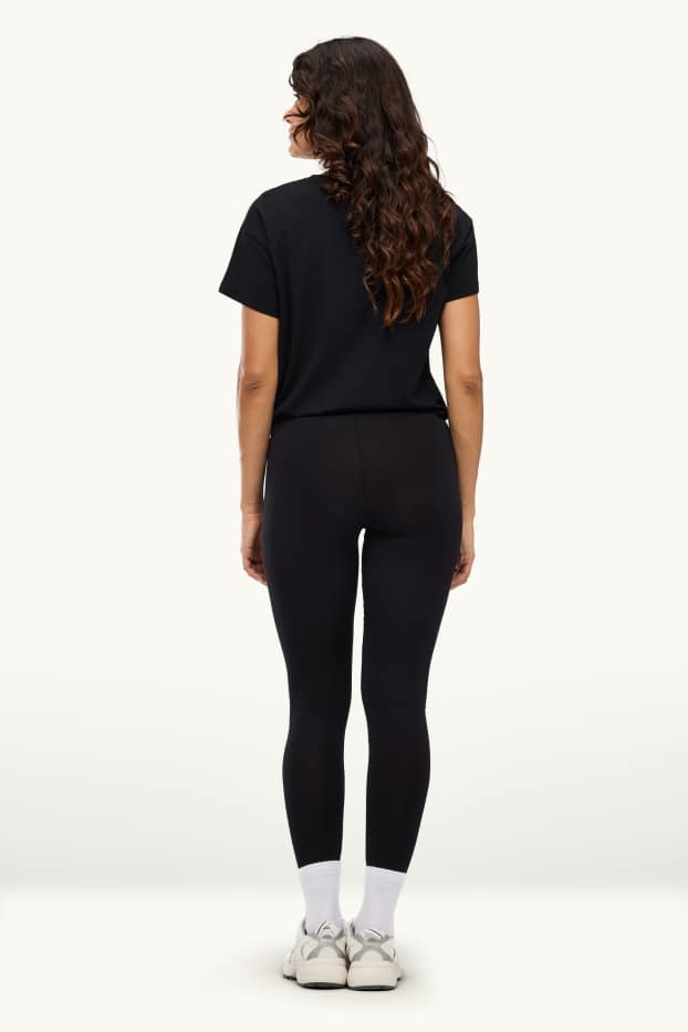 Damen - Multipack 2er - Leggings - dunkelgrau / hellgrau