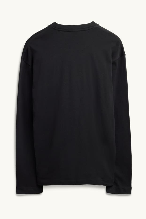 Herren - Funktions-Shirt - Relaxed Fit - schwarz