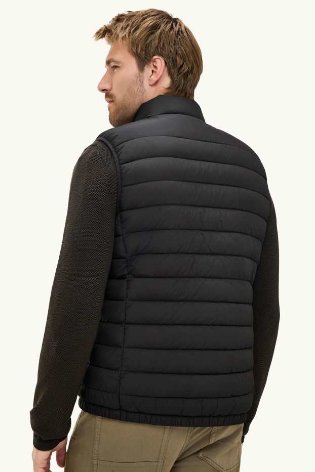 Herren - Steppweste - schwarz