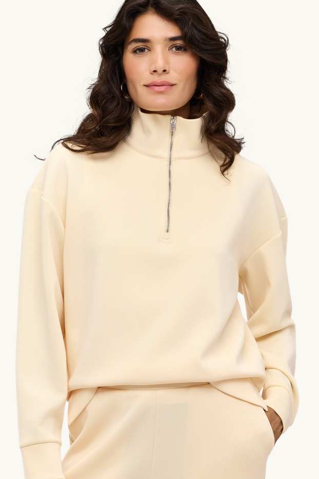 Damen - Sweatshirt - beige